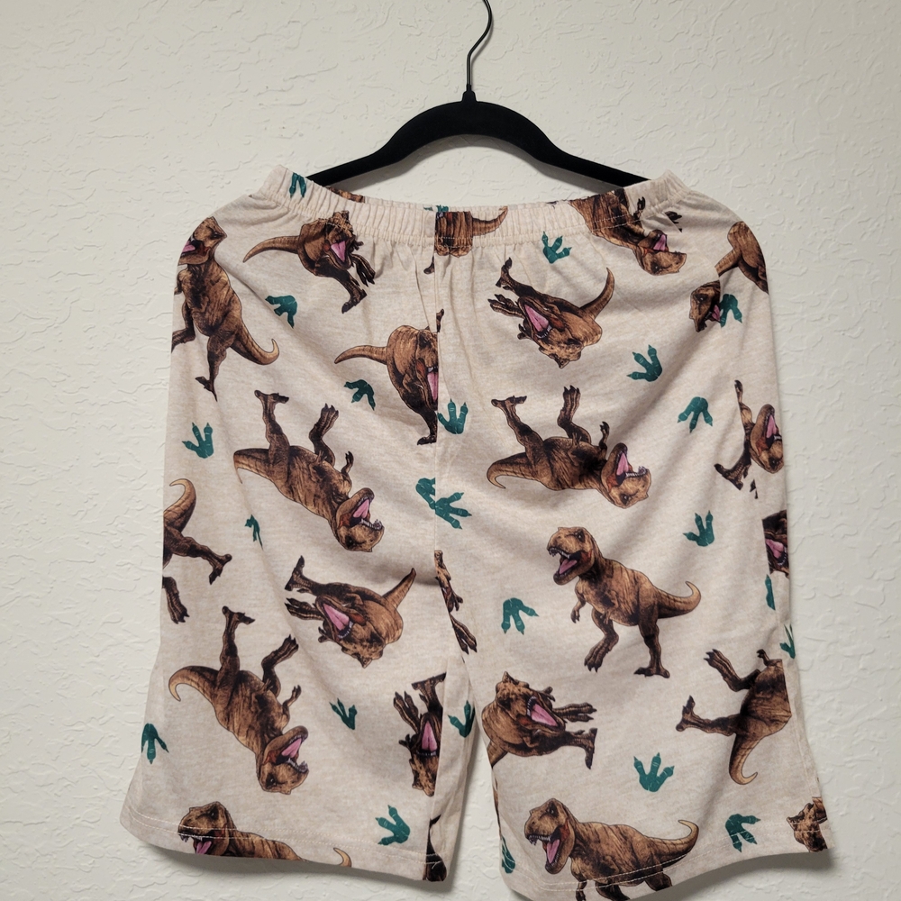 Dinosaur Print Pijama Shorts
